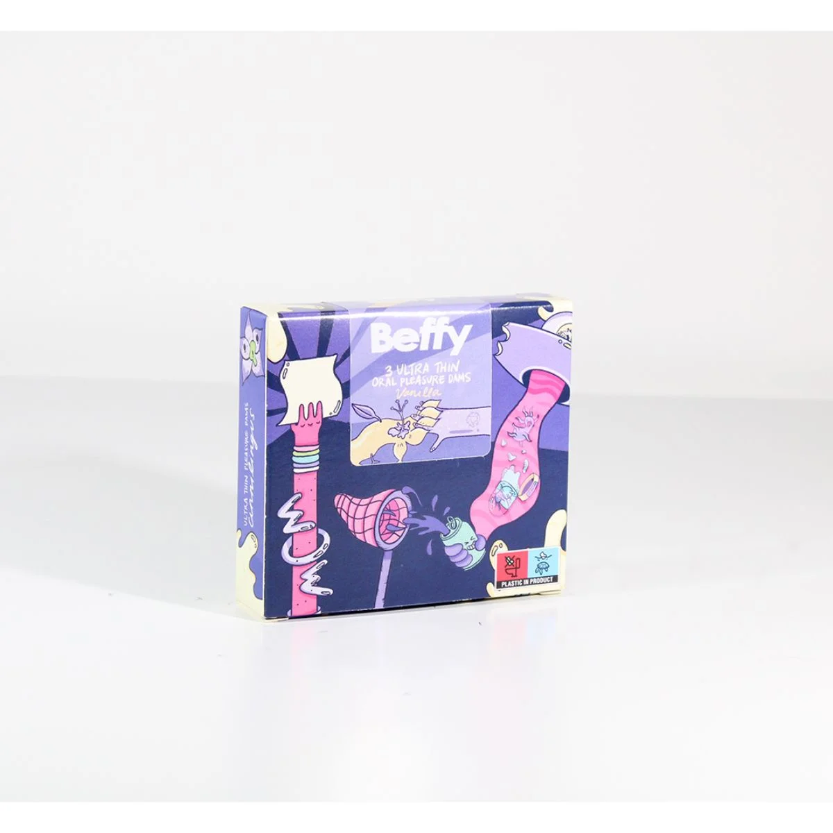 Beffy - Beflapje Vanilla - 3 stuks