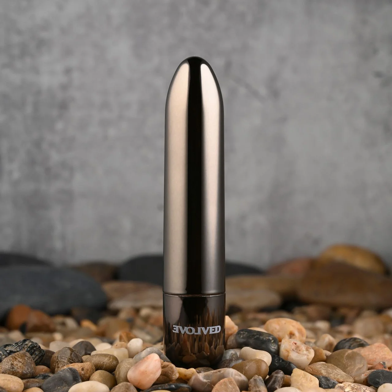 Evolved - Real Simple Bullet Vibrator - Black Chrome