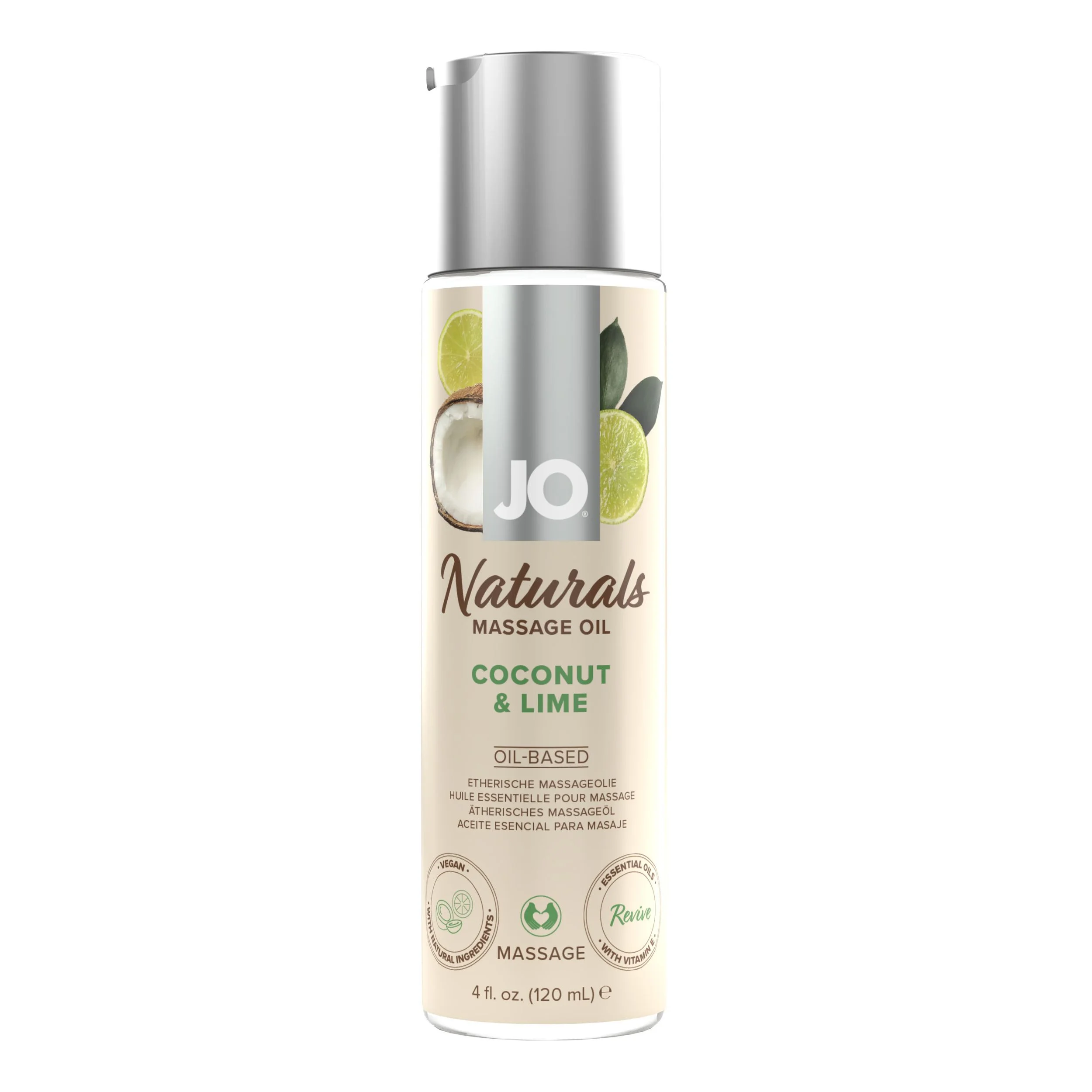 System JO - Naturals Massage Oil Coconut En Lime - 120 ml
