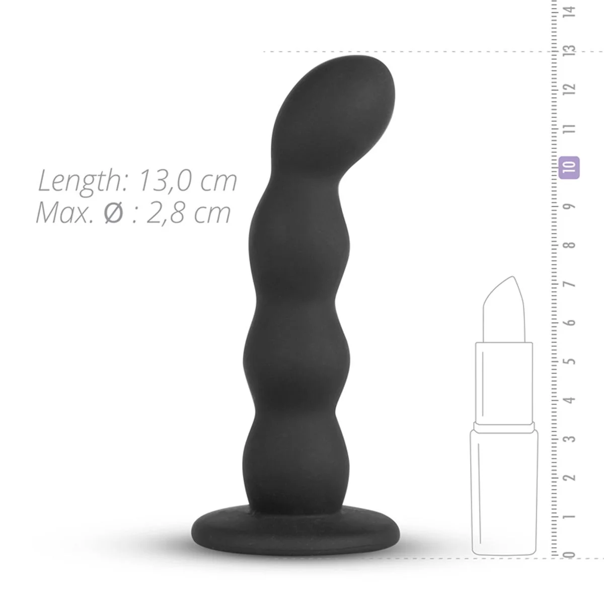 Teazers – Siliconen Strap-On Set – Zwart