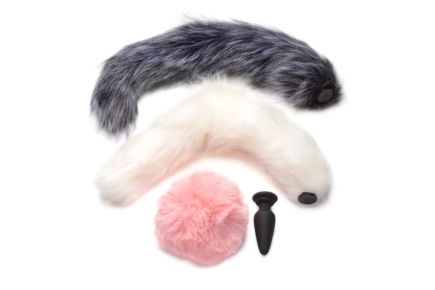 TAILZ - Snap-On Anaalplug met 3 Verwisselbare Staarten