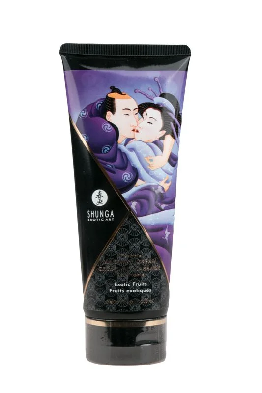 Eetbare massagecrème - exotische vruchten