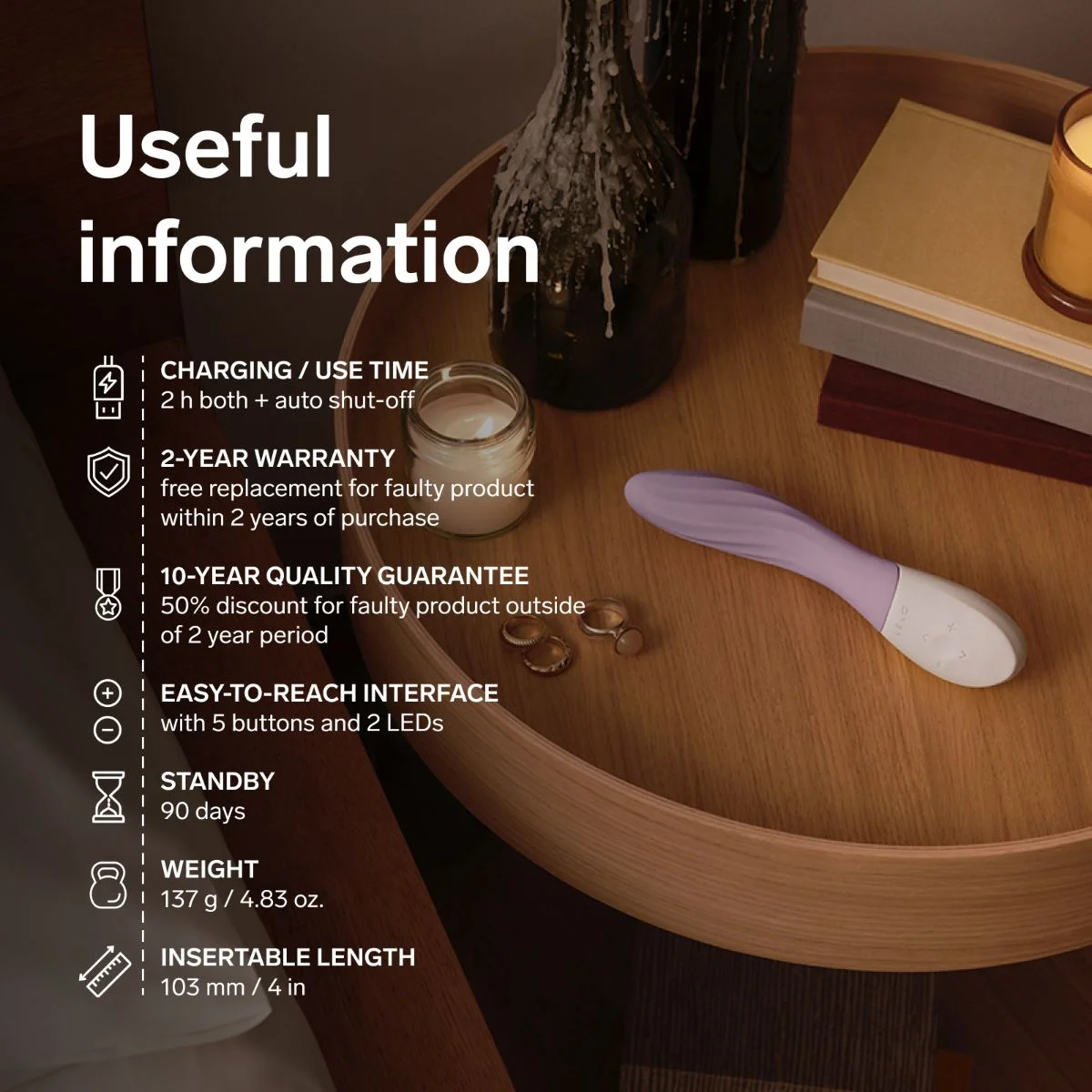LELO - MONA Twist G-Spot Vibrator - Aqua