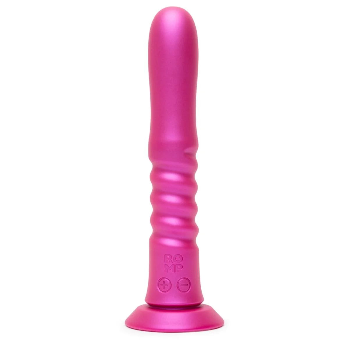 ROMP - Jiggle Stotende Vibrator Met Zuignap - Roze