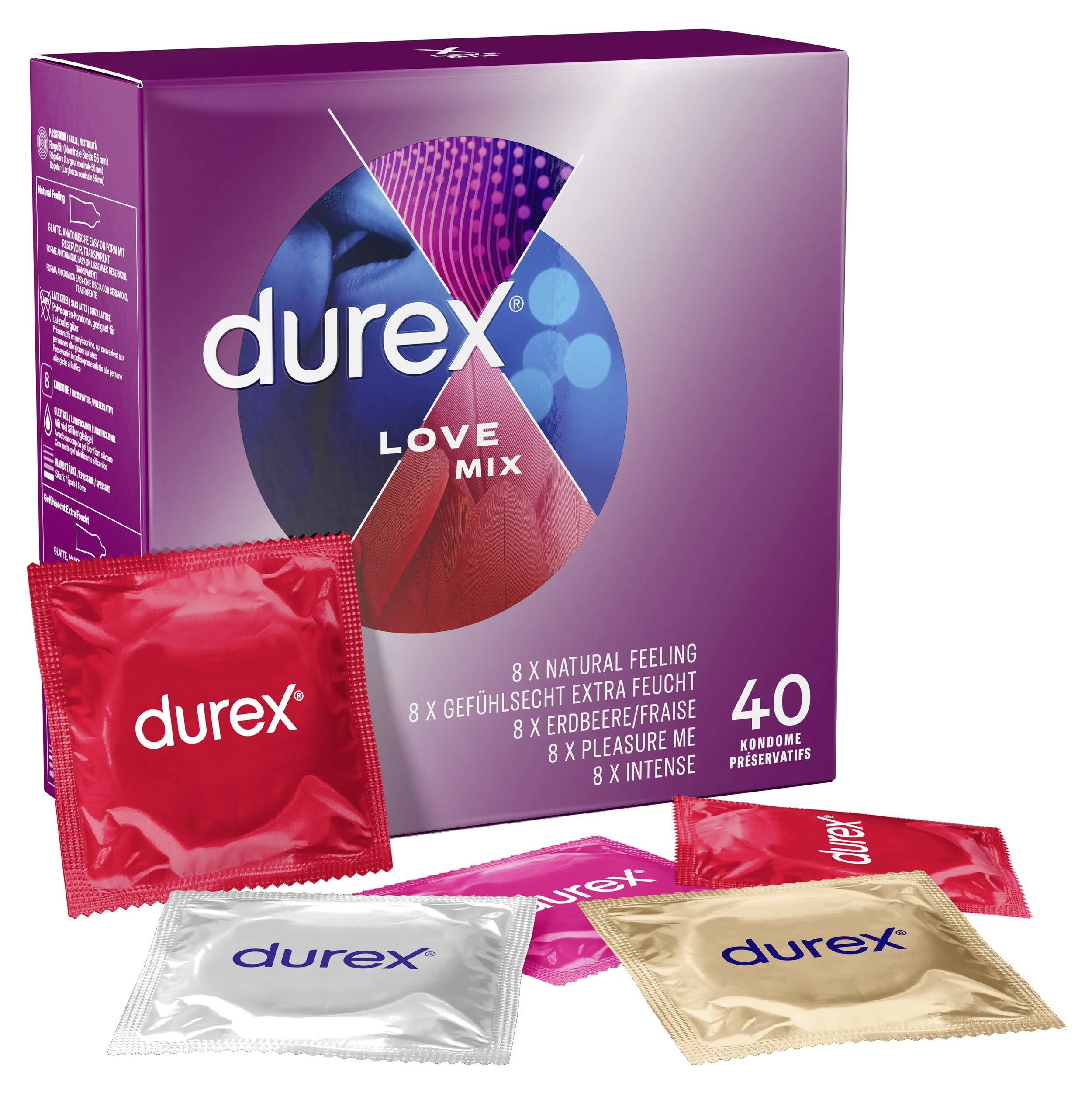 Durex Love Mix - 40 Condooms