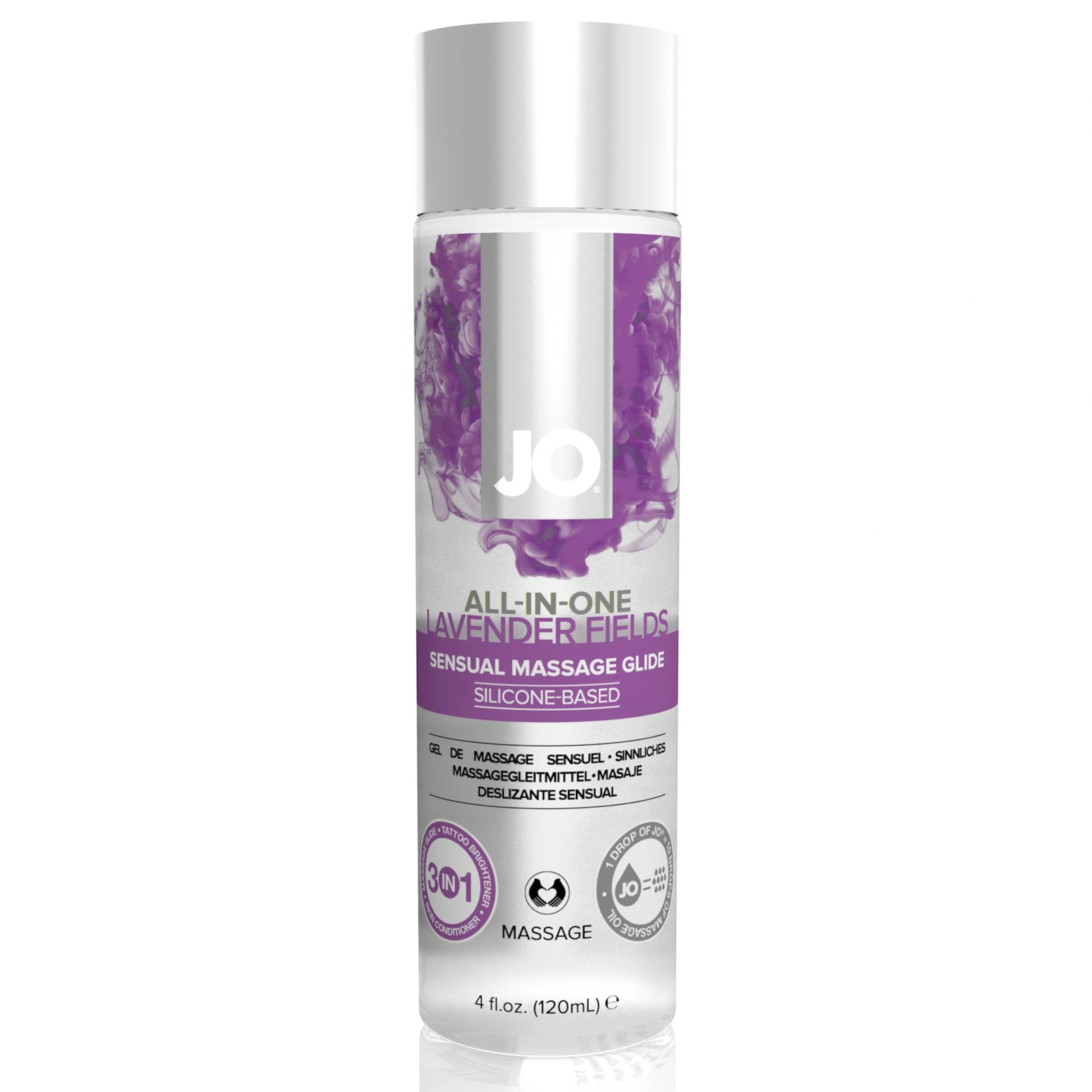 System JO - All-in-One Sensual Massage Lavendel - 120 ml