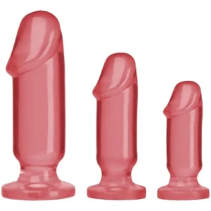 Doc Johnson - Crystal Jellies Anal Starter Kit - Roze