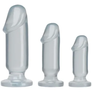 Doc Johnson - Crystal Jellies Anal Starter Kit - Transparant