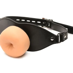 XR Brands - Ass Face Mouth Gag - Beige