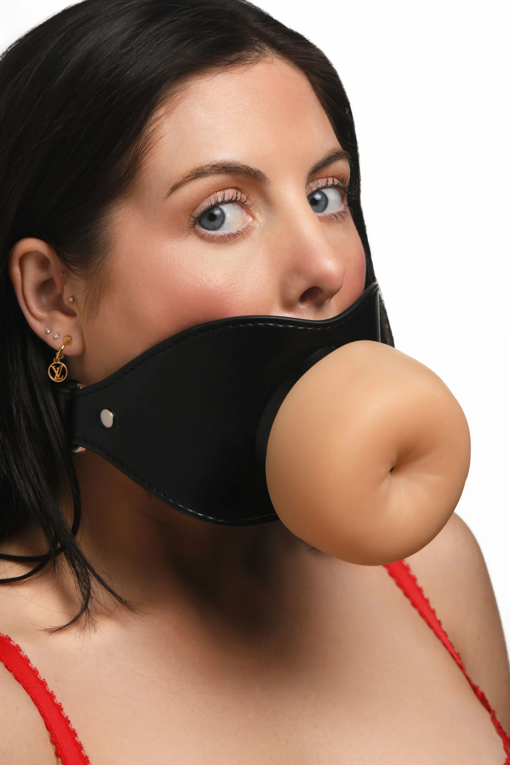 XR Brands - Ass Face Mouth Gag - Beige