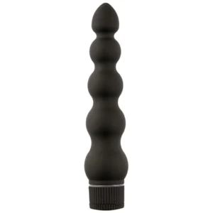 Doc Johnson - Black Magic Ribbed Vibe Vibrator - Zwart