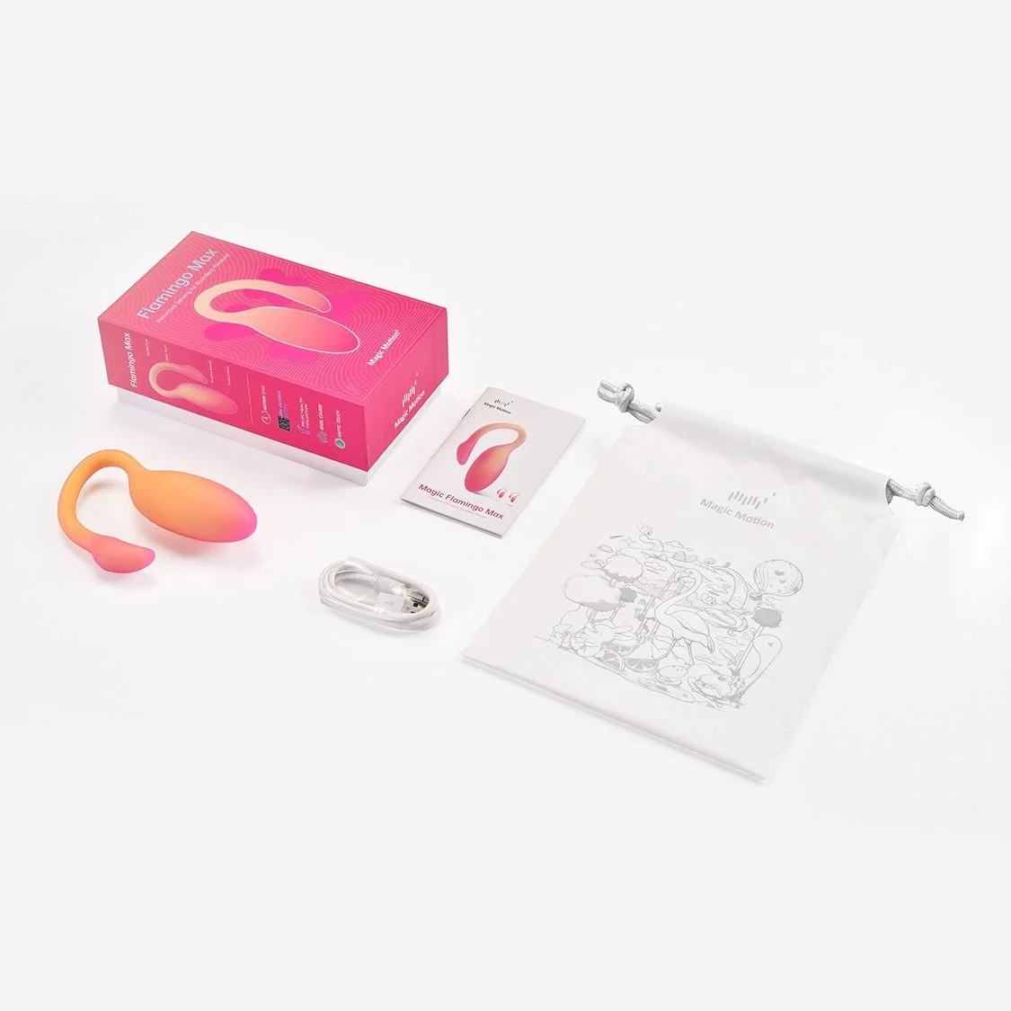 Magic Motion - Flamingo Max Vibrerend Ei en Kegeltrainer in 1 - Oranje