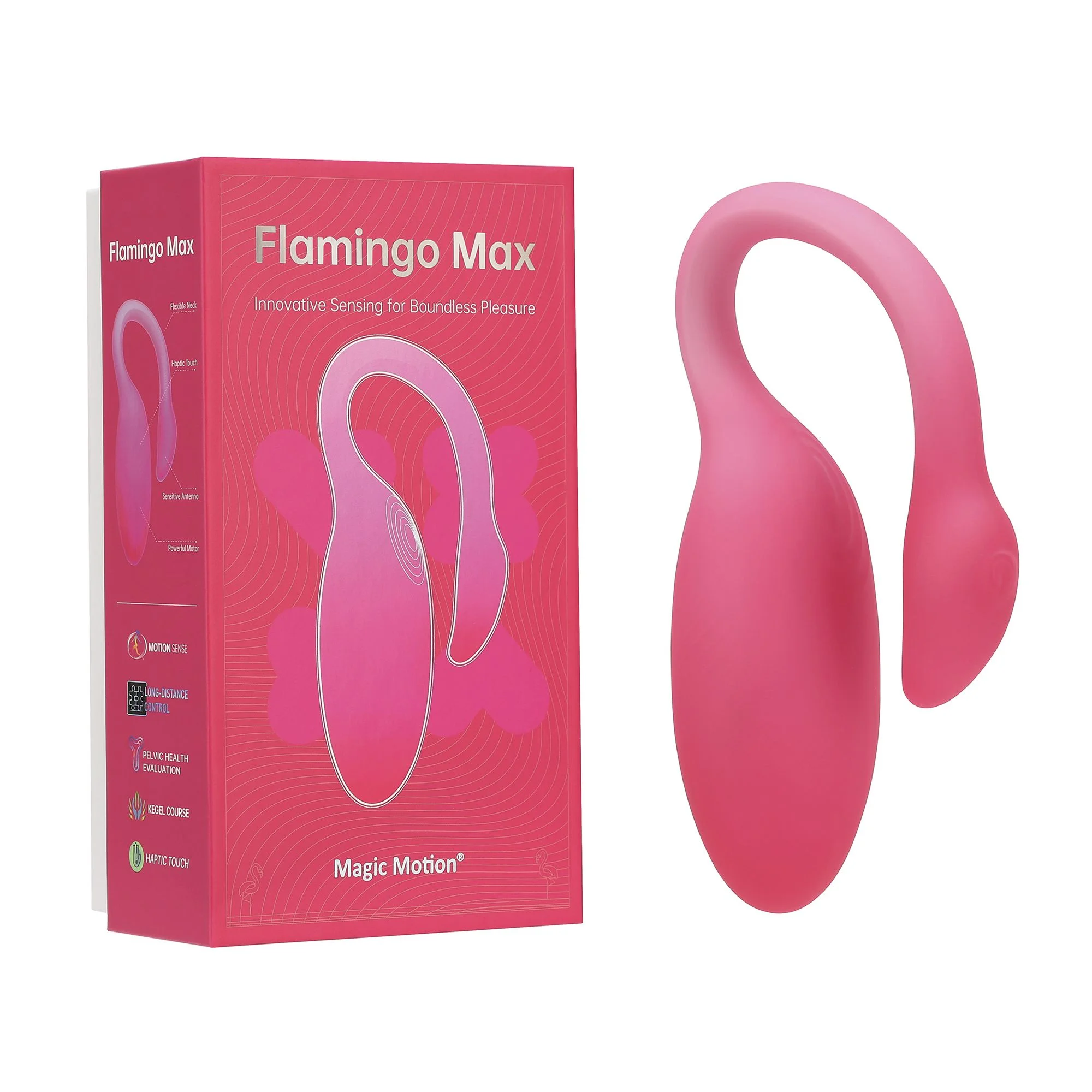 Magic Motion - Flamingo Max Vibrerend Ei en Kegeltrainer in 1 - Roze