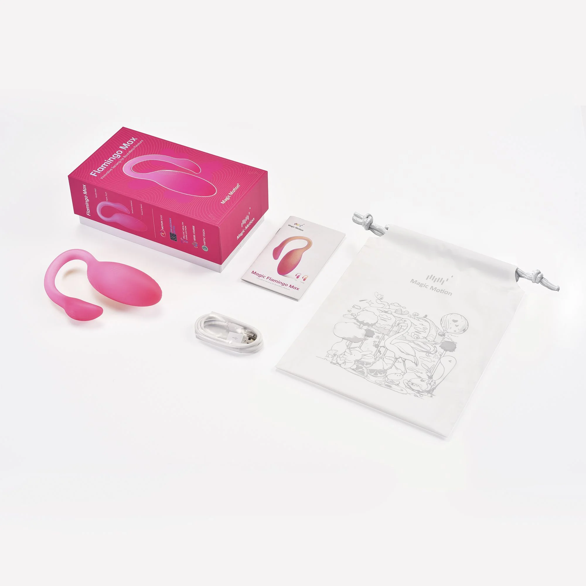 Magic Motion - Flamingo Max Vibrerend Ei en Kegeltrainer in 1 - Roze