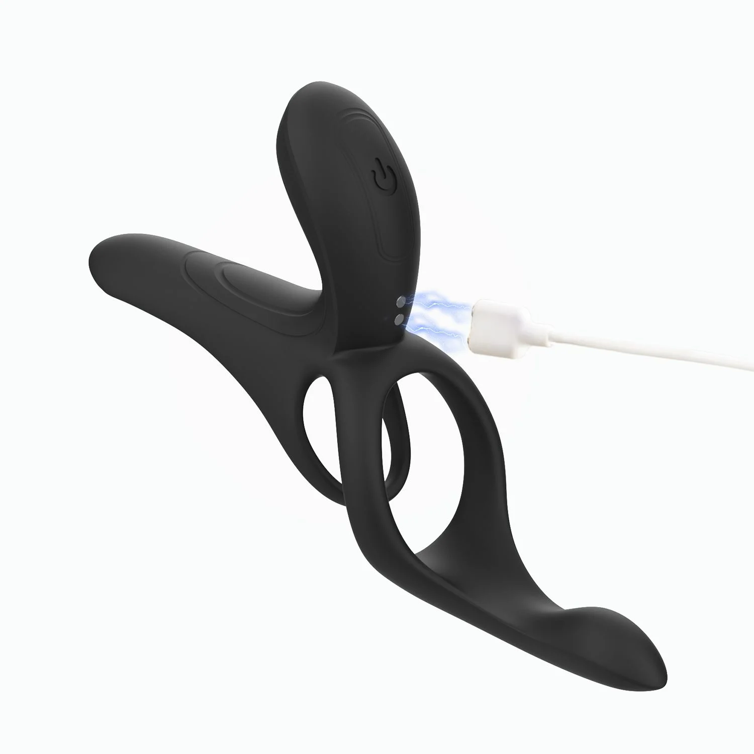 HoneyPlayBox - Pleasure Pivot App-bestuurde Vibrator voor Koppels Zwart