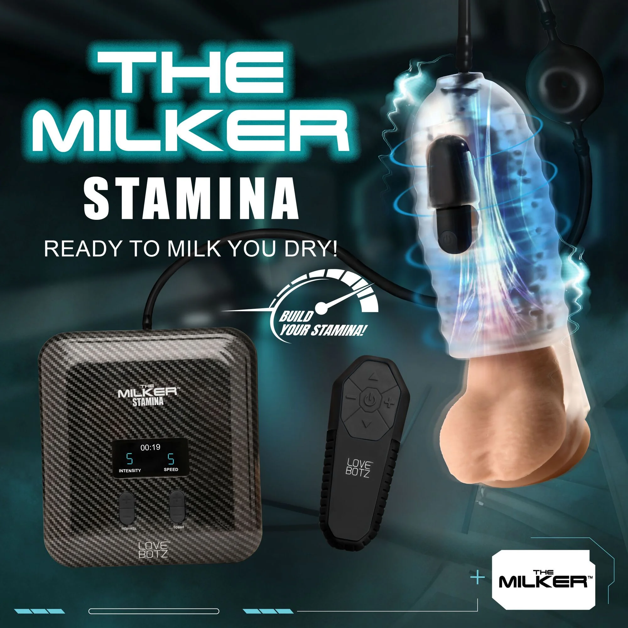 XR Brands - The Milker Stamina - Zwart