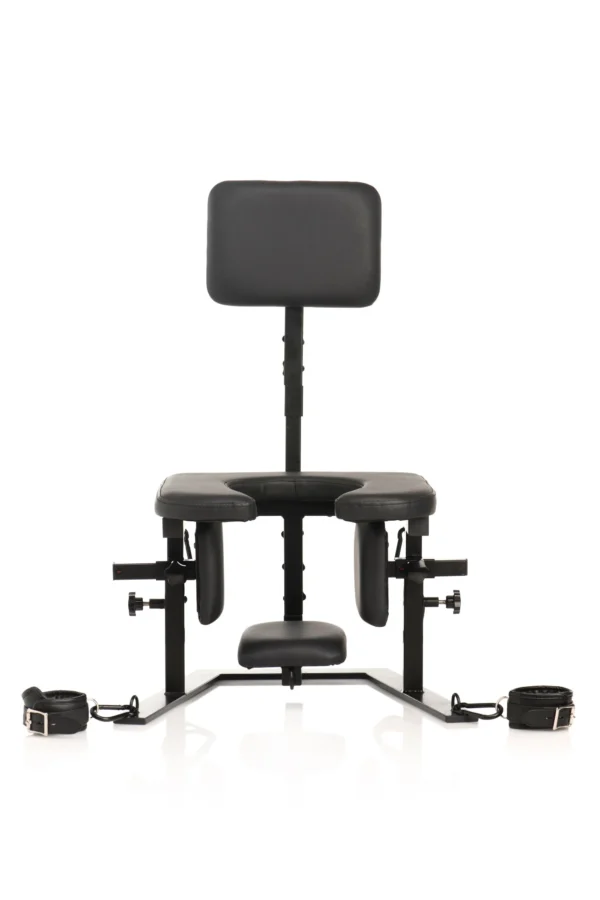 XR Brands - Pleasure Throne Orale Seks Stoel - Zwart