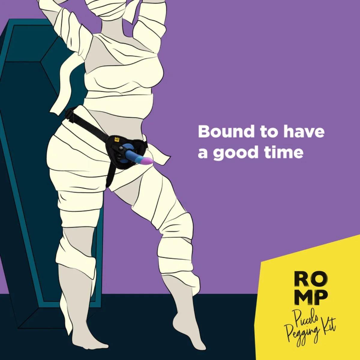 ROMP β Piccolo Pegging Kit β Met Dildo & Harness