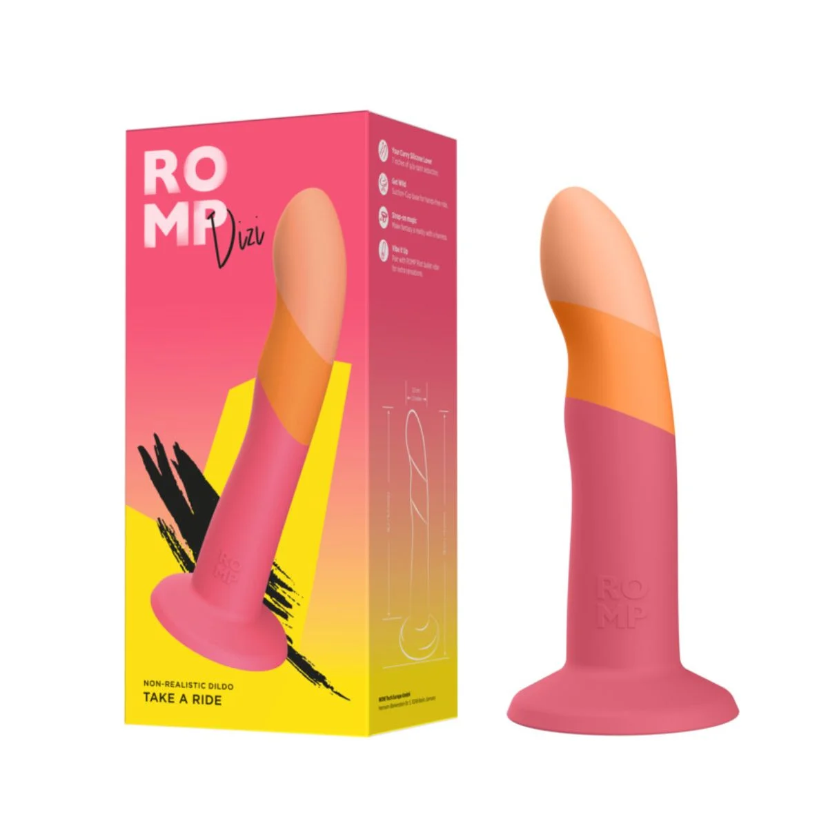 ROMP โ Dizi Realistisch Dildo โ roze