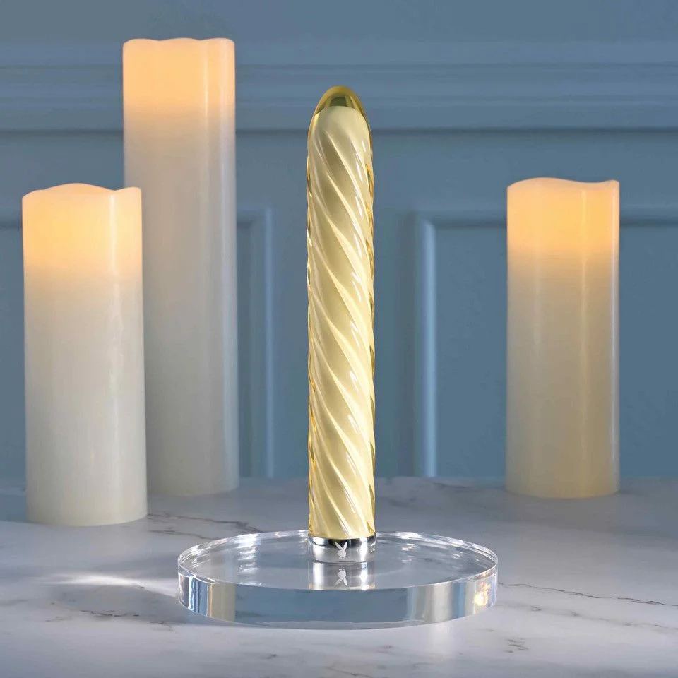 Playboy - Twist of Fate Glazen Dildo