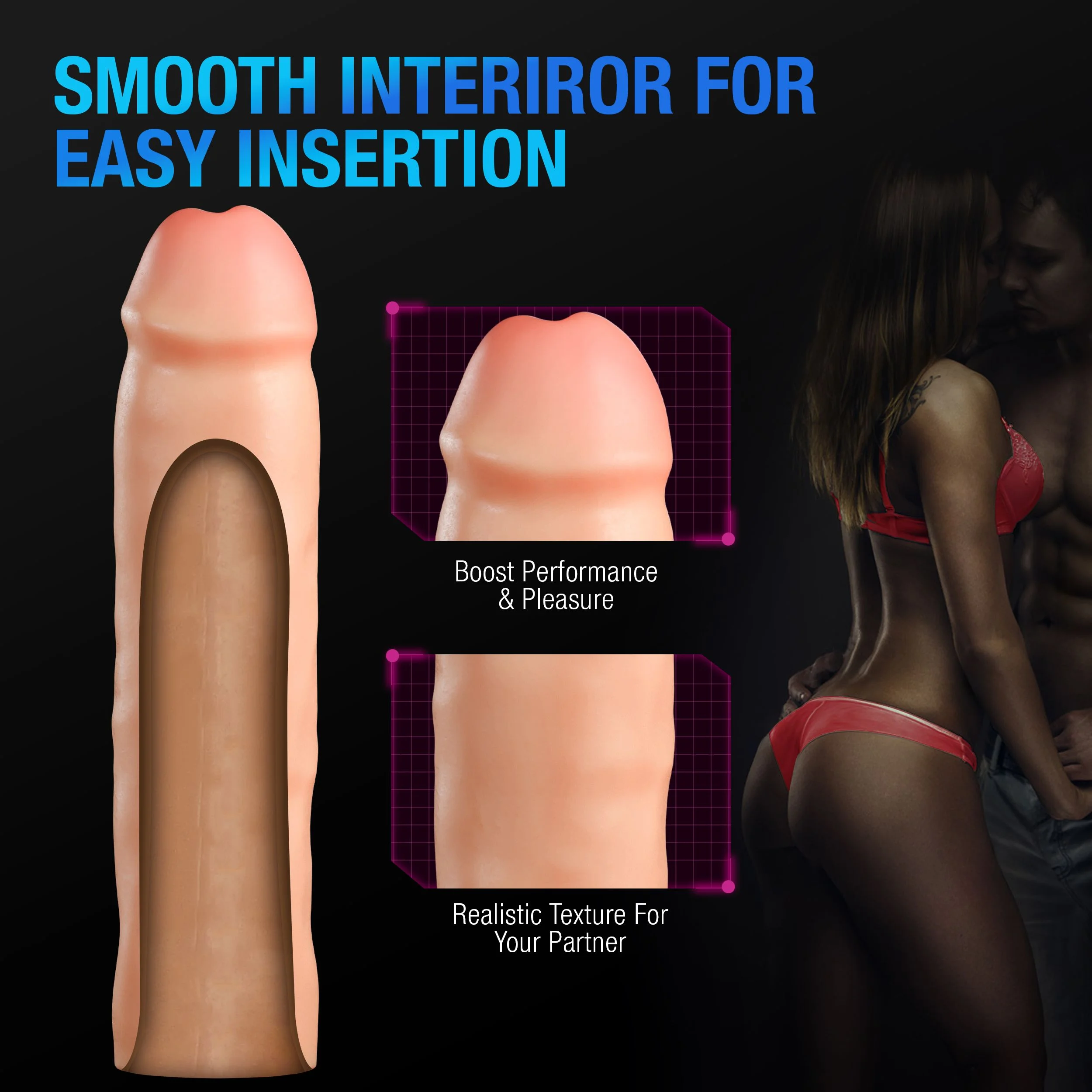 Blush - Performance Plus Tenacity Penis Xtender Siliconen - 5 cm