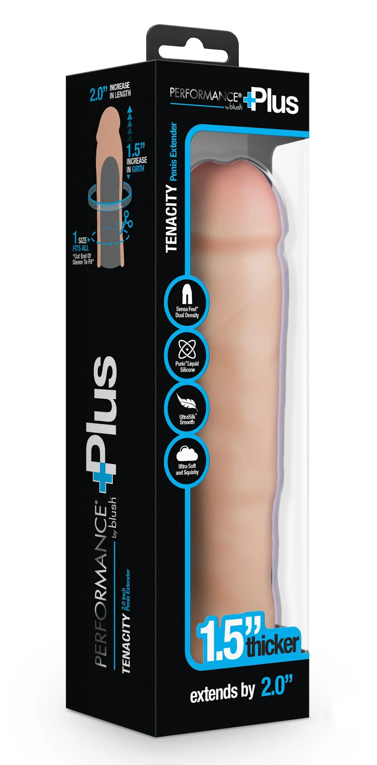 Blush - Performance Plus Tenacity Penis Xtender Siliconen - 5 cm