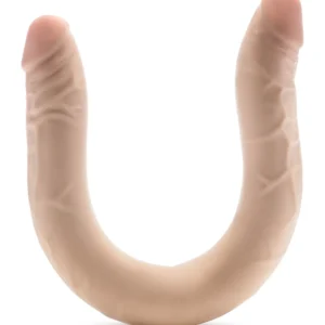 Dr Skin - Dr. Skin Plus 16,5” Buigzame Dubbele Dildo Beige