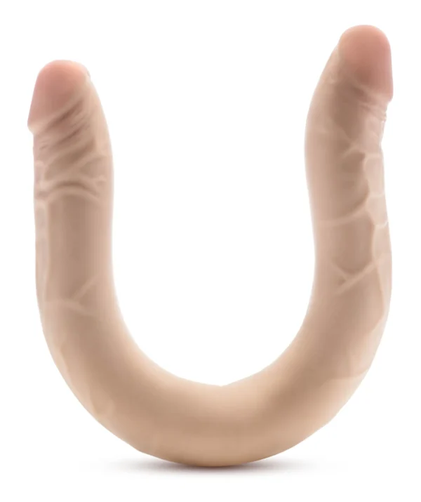 Dr Skin - Dr. Skin Plus 16,5” Buigzame Dubbele Dildo Beige