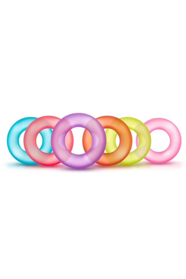 Blush - Play With Me King of the Ring Cockring Set 6 Stuks