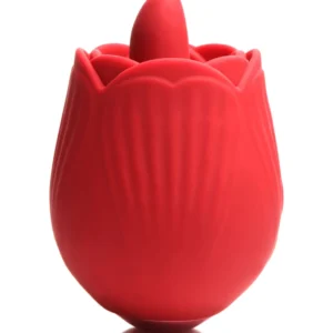 BLOOMGASM - French Rose Lik- en Vibratiestimulator - Rood