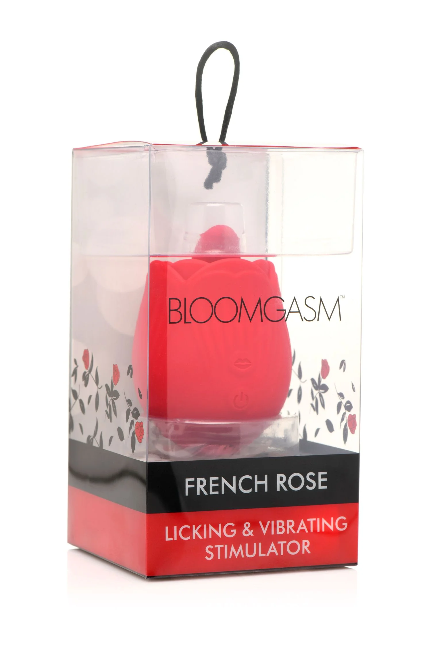 BLOOMGASM - French Rose Lik- en Vibratiestimulator - Rood