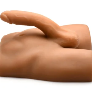 JOCK - Ass Masturbator met Positioneerbare Dildo - Mediumkleurig