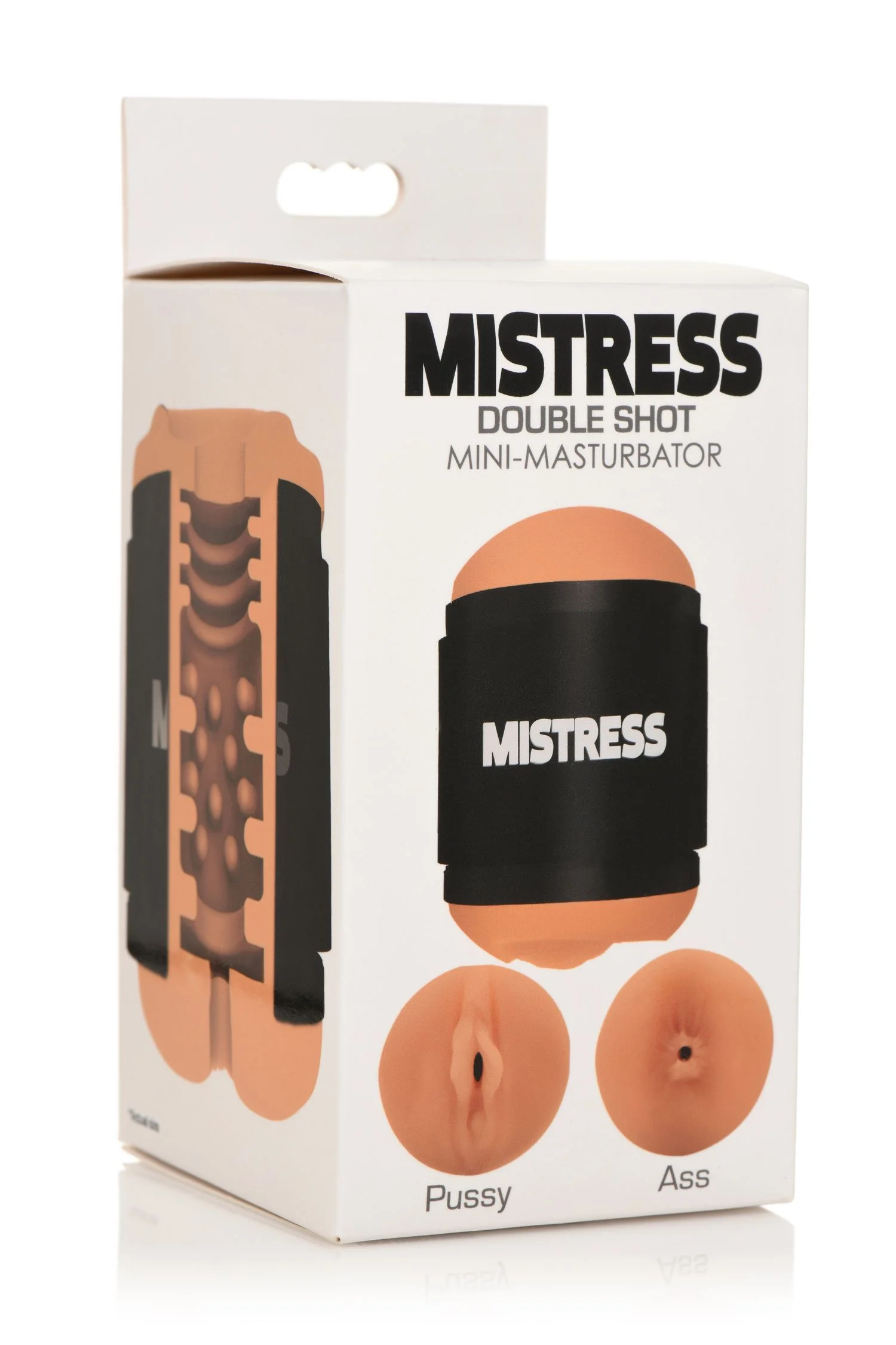 MISTRESS β Double Shot Mini Masturbator β Beige