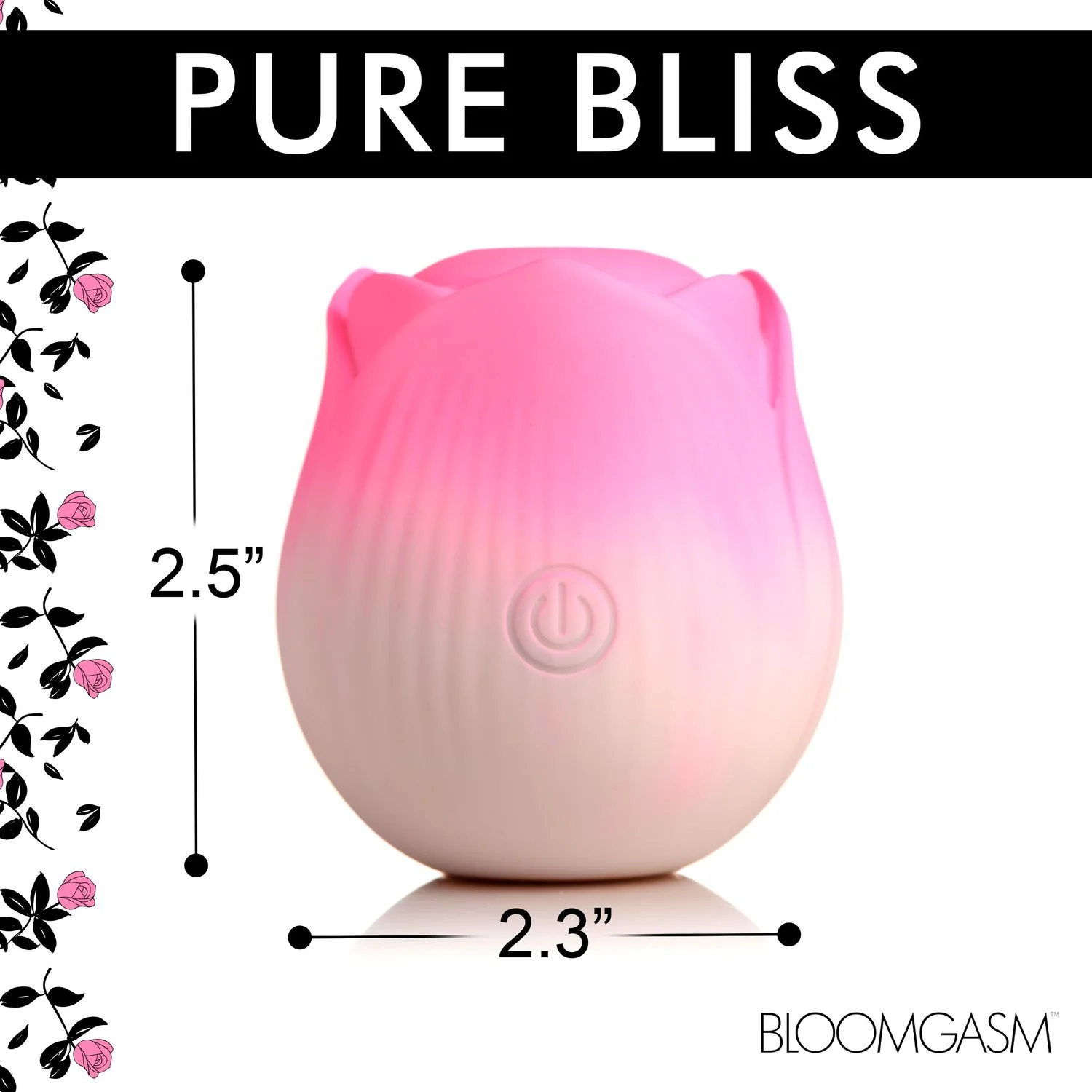 BLOOMGASM - Pulsing Petals Stimulator Tapfunctie Roos - Roze