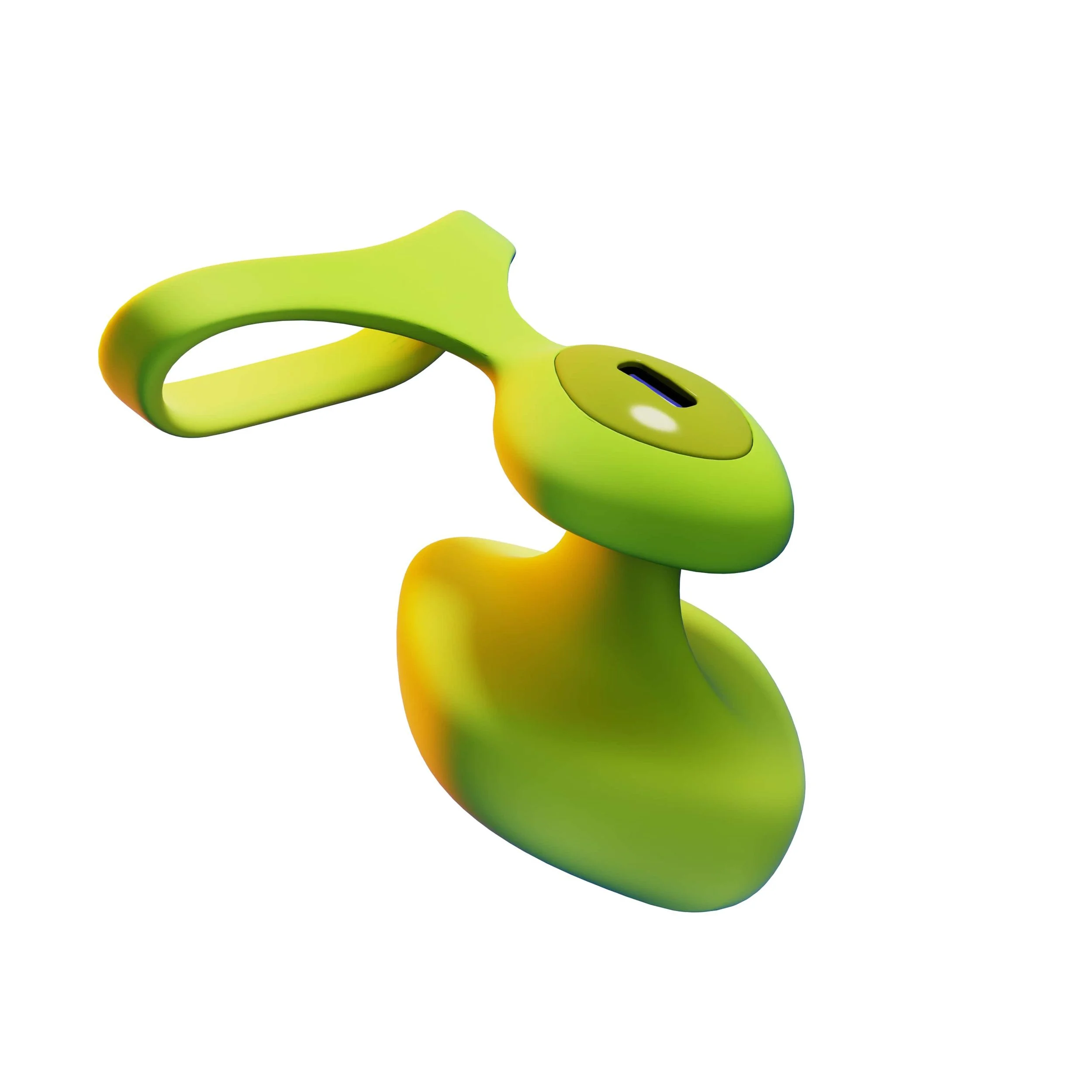 Dame - Fin 2.0 Vinger Vibrator - Citrus