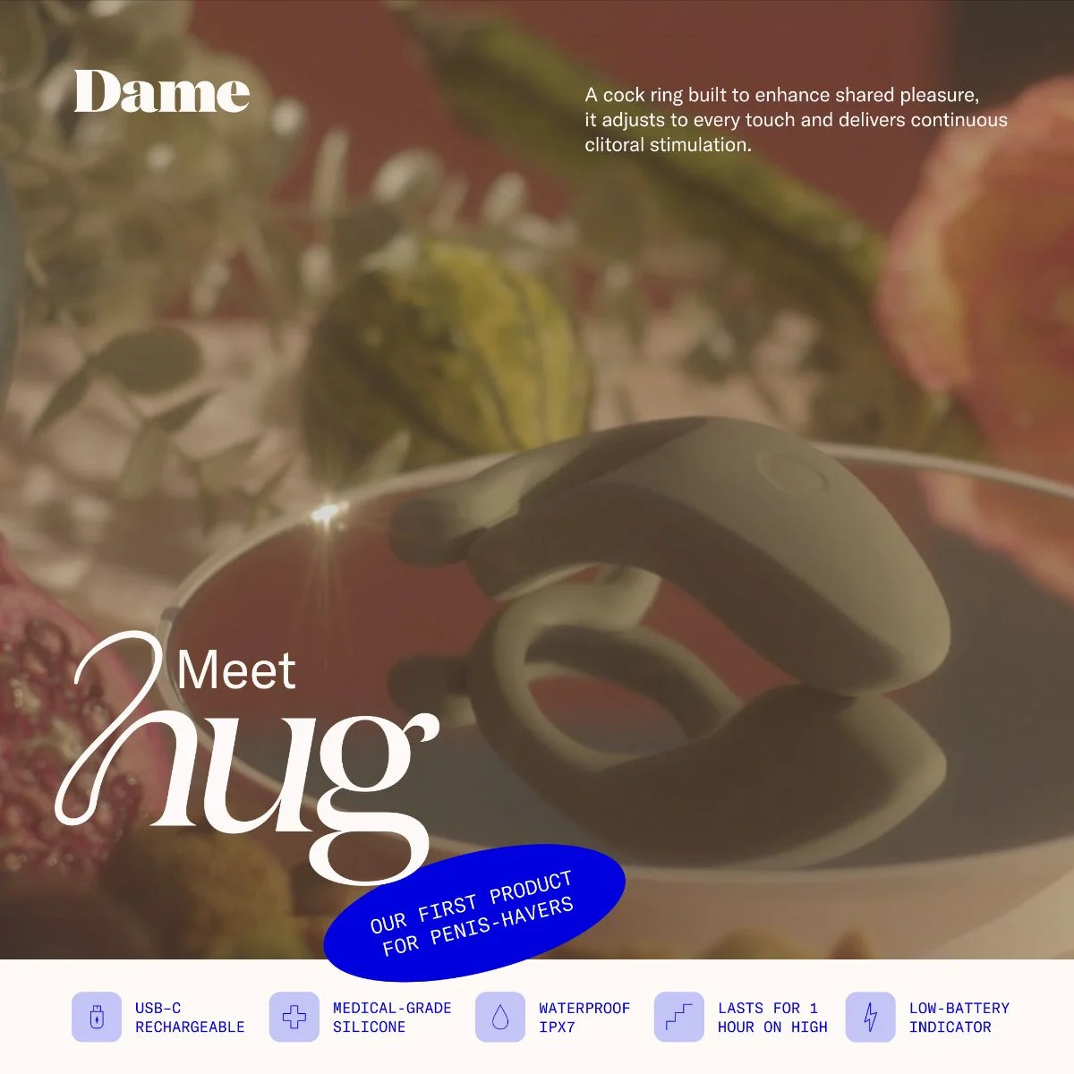 Dame - Hug Verstelbare Cock Ring - Fir