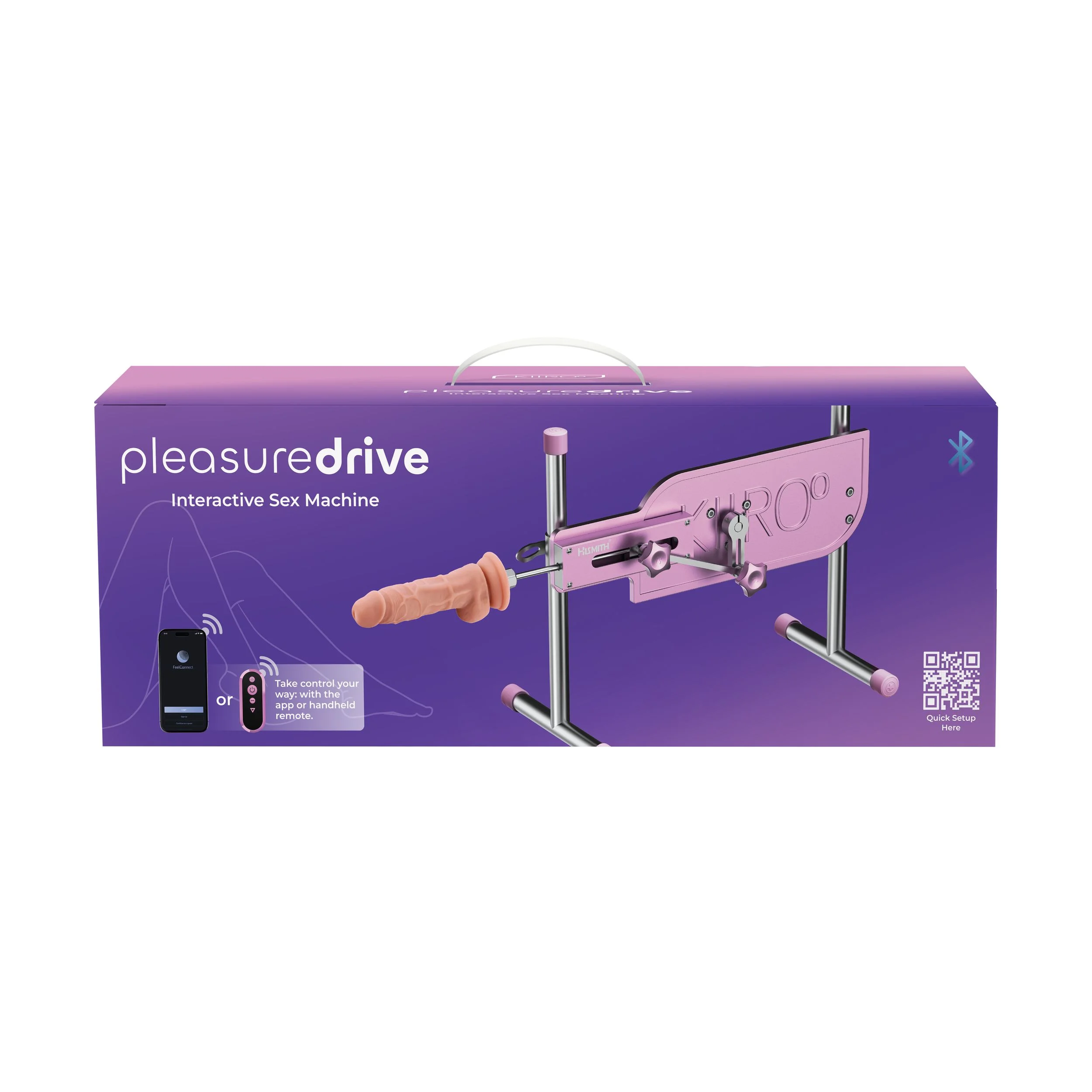 Kiiroo - PleasureDrive Interactieve Seks Machine - Roze
