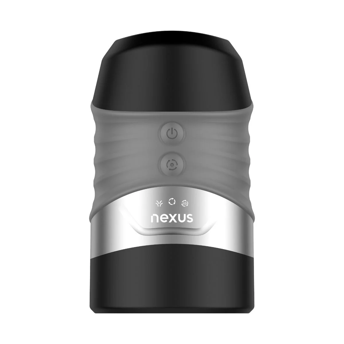 Nexus – Alpha Surge Masturbator met Rotatie & Zuigfunctie – Zwart