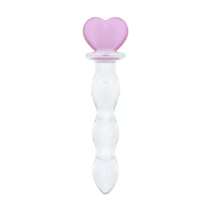 Gildo - No. 37 Glazen Dildo Hartvorm - 18 cm