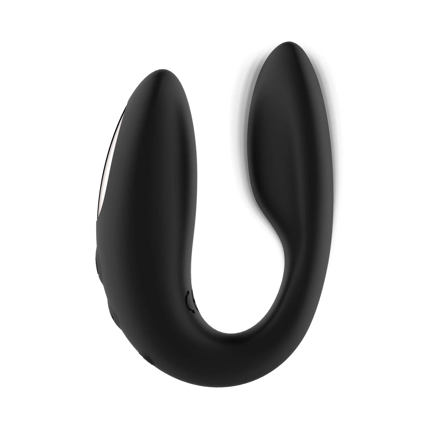 Rosy Gold – C-Shape Vibrator met Luxe Oplaadcase – Zwart