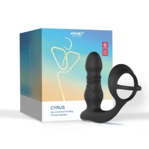 HoneyPlayBox โ Cyrus Thrusting Prostate Vibrator โ Zwart