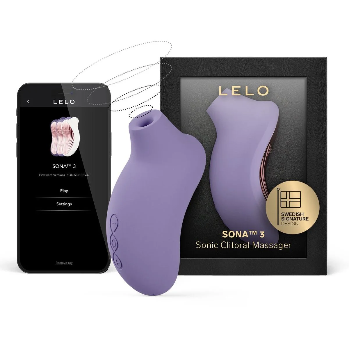 LELO - SONA 3 Clitoris Stimulator - Violet Dusk