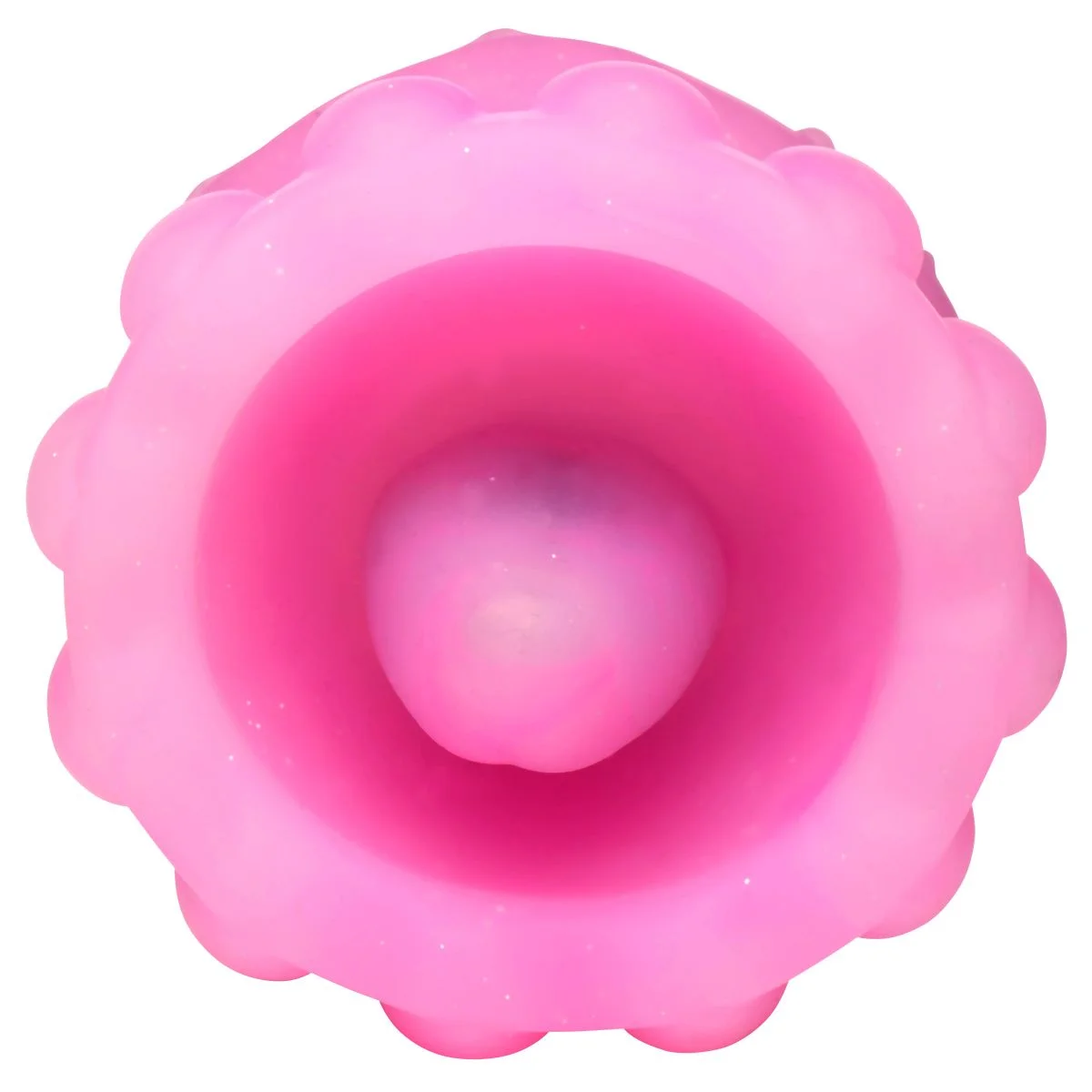 Creature Cocks - Glow Jelly Likkend & Vibrerende Clitoris Stimulator - Roze