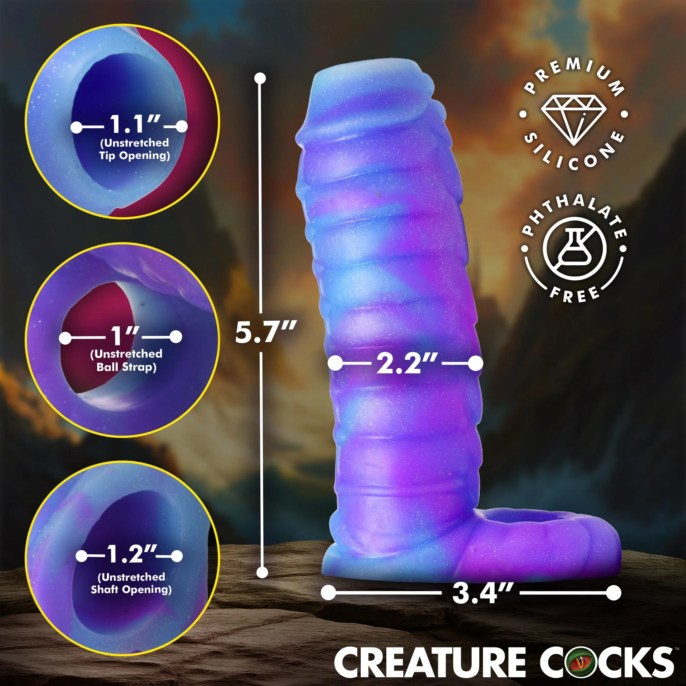 Creature Cocks - Sea Stallion Penis Vergroter - 14,5 cm