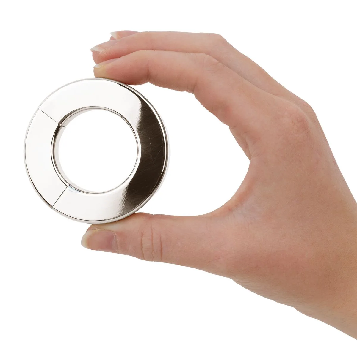 Bedroom Fantasies - Magnetic Cockring - Zilver - Afbeelding 2