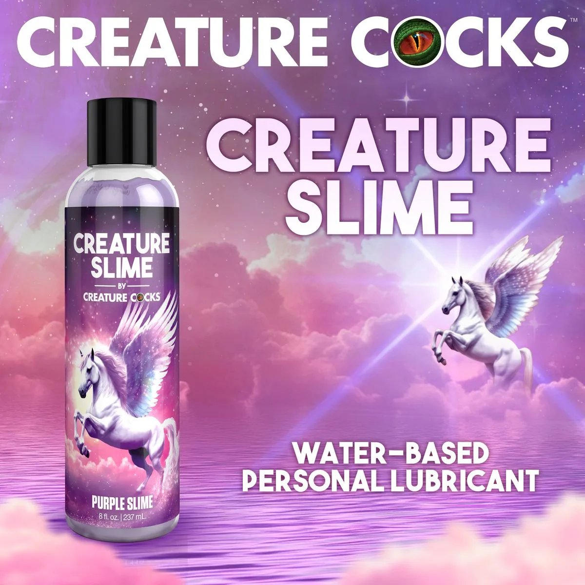 Creature Cocks - Creature Slime Paars Slijm Glijmiddel - 237 ml - Afbeelding 2