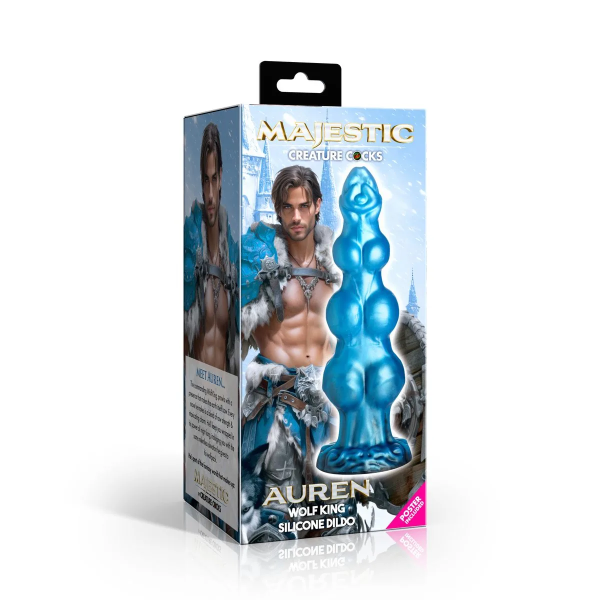 Creature Cocks - Auren Wolf King Siliconen Dildo - 22 cm - Afbeelding 9