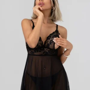 Christine - Babydoll Tina - Zwart