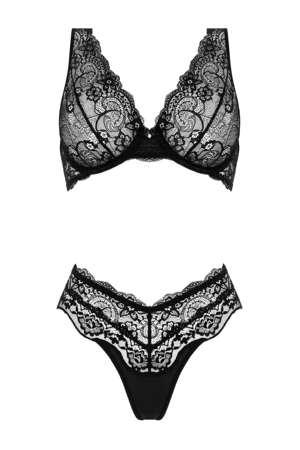 Christine - Bra Set Bonnie - Zwart - Afbeelding 4