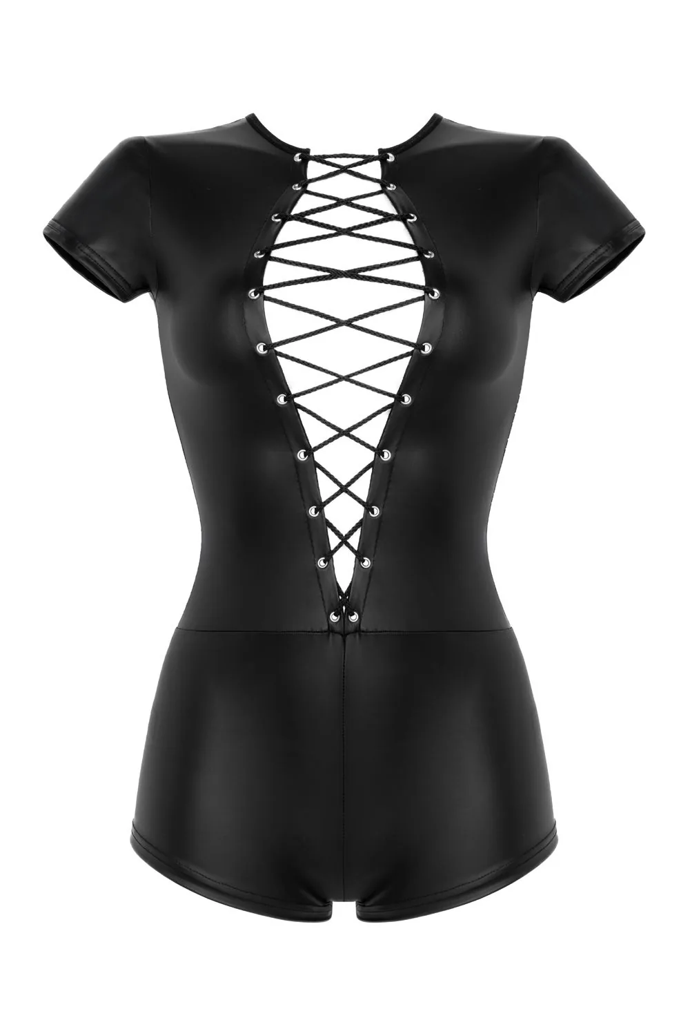 Christine - Short-Sleeve Bodysuit Lilith - Zwart - Afbeelding 4